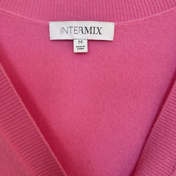 Intermix cashmere v-neck cardigan pink - Picture 2 of 7